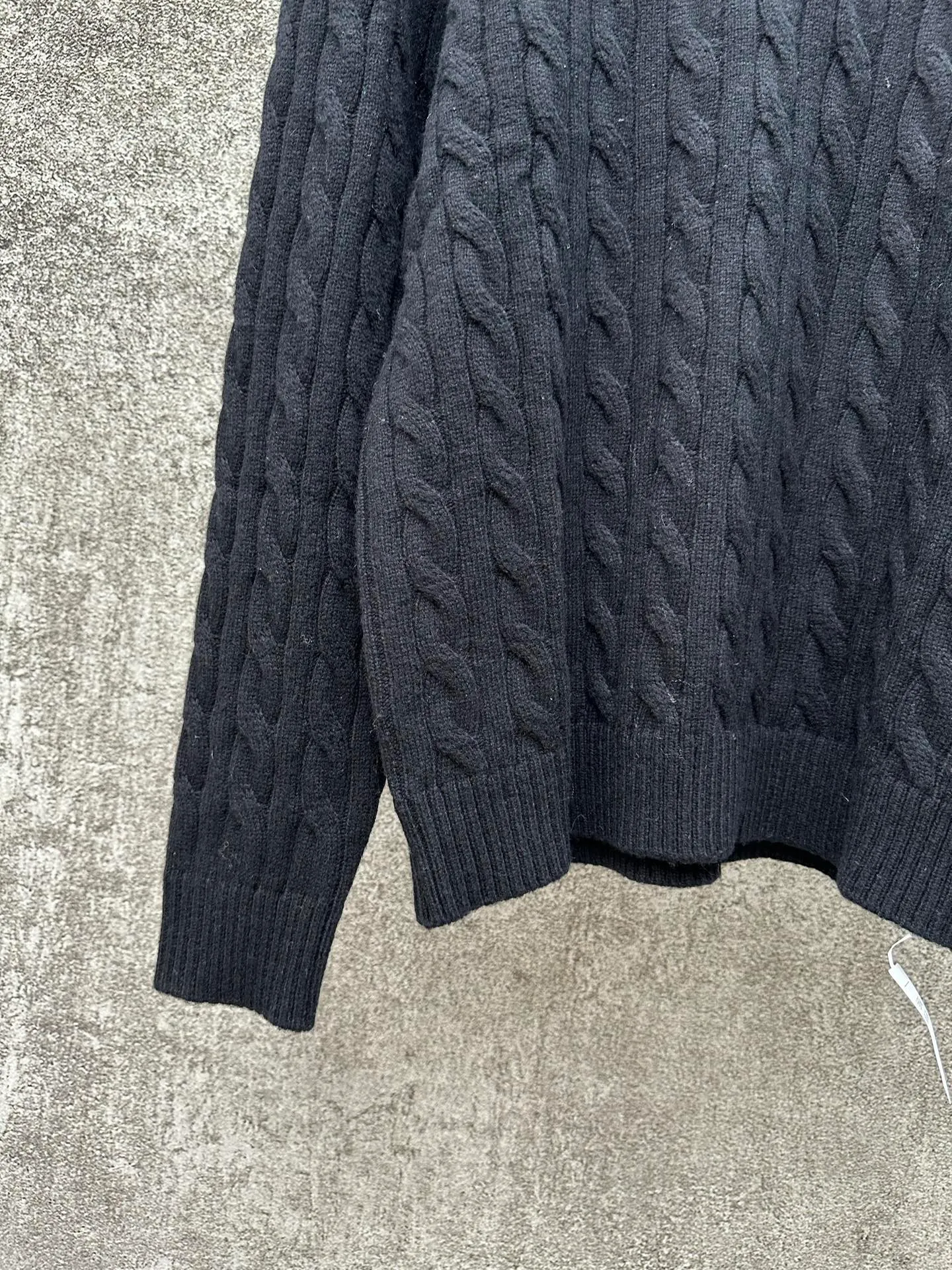 🅿️520 Polo Ralph Lauren 25ss solid color stand collar half zipper long sleeve sweater Size: S M L XL